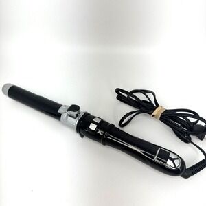 Curling Iron Automatic Rotating Curling Iron Styling Wave Wand Black
